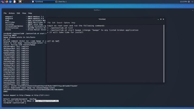 Web Application Pentesting Lab with help of Docker in Kali 2020 | Docker | Pentest Lab | Kali 2020 смотреть онлайн