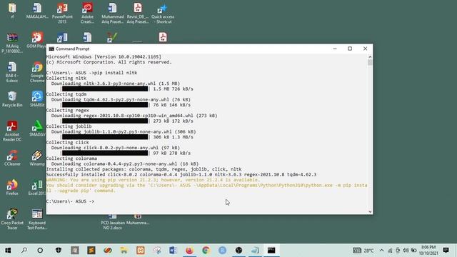 WEB DAN TEXT MINING TUGAS PERTAMA (Install library Nltk dan install Sastrawi) смотреть онлайн