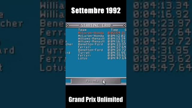 GRAND PRIX UNLIMITED #shorts #pcgaming #dos смотреть онлайн