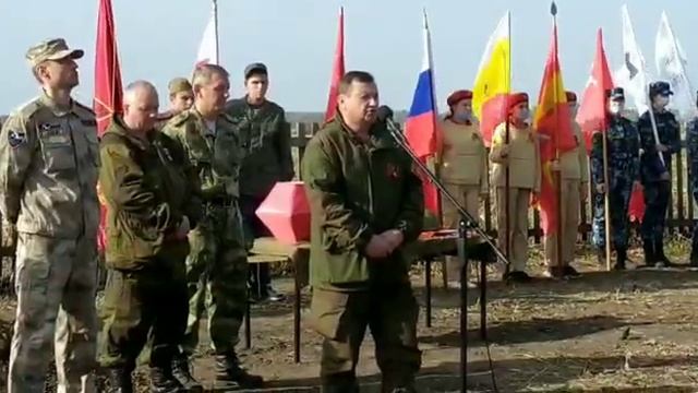 Захоронение краснофлотца В.Михеева в с. Перкино. 3.10.2020г. смотреть онлайн
