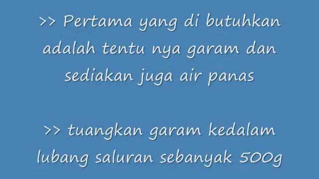 Cara Mengatasi WC Mampet Pakai Garam