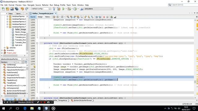 Cara upload banyak foto di java netbeans