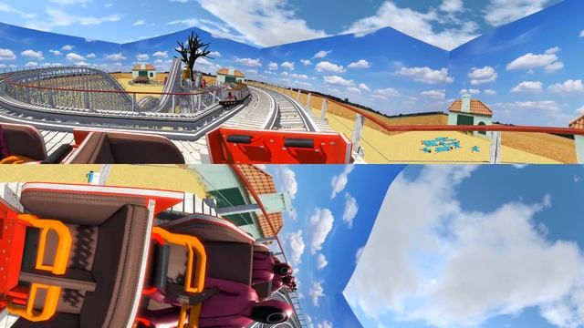 ?VR 360° Can you survive Squid Game red light green light Roller Coaster смотреть онлайн