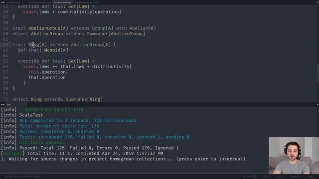 Homegrown #Scala Collections - Part 35.2 - Monoids and Basic Group Theory смотреть онлайн
