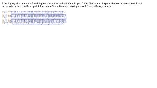 Magento: Missing pub folder path from static content in magento 2 смотреть онлайн