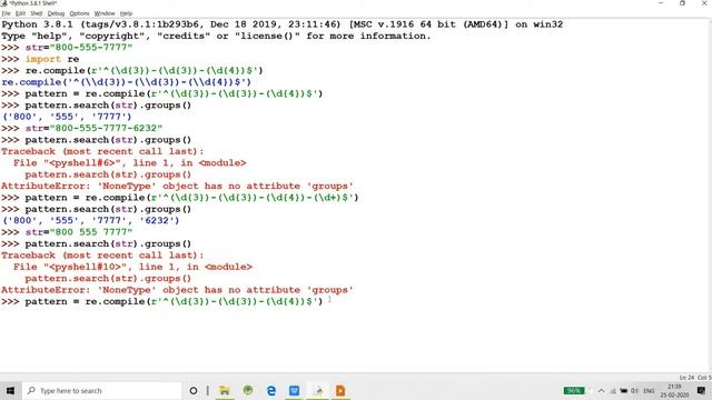 Python Part-12 (Regular Expressions -2 (Phone Number example)) смотреть онлайн