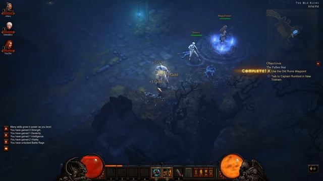 Diablo 3 beta Patch 10 Multiplayer Barbarian Play through part 1 смотреть онлайн