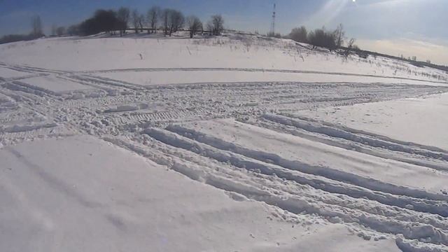 снегомотоцикл Yamaha Yz450f и комплект Timbersled