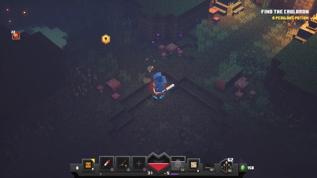 Minecraft Dungeons - Enderman Boss Fight смотреть онлайн