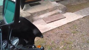 Самодельный ветровой щиток на мопед.