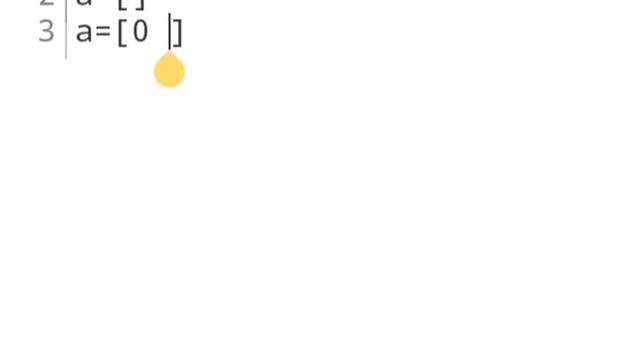 Array initialization using range() method in for loop. смотреть онлайн