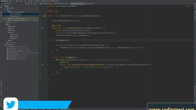 How to Display Admob Banner Ad in Android App 2023 | Admob Ads in Android Application 2023 смотреть онлайн
