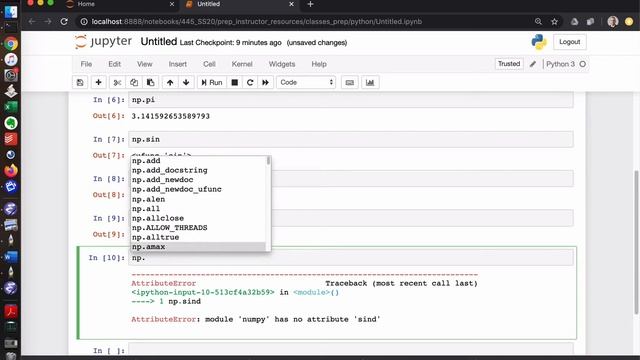 Brief introduction to Numpy and Importing in Python/Jupyter смотреть онлайн