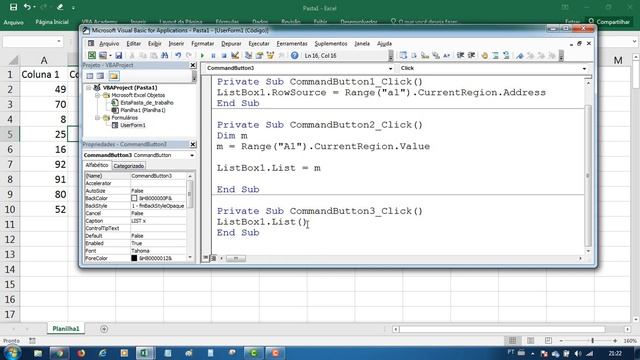 3 formas de carregar uma listbox no VBA смотреть онлайн