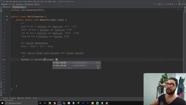 Java Eğitimi 2021 -2.2- Tam Sayılar (int - short - byte - long) смотреть онлайн