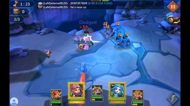 Lords Mobile! Walk-through Level 1-9 Hero Assault Challenge Mode