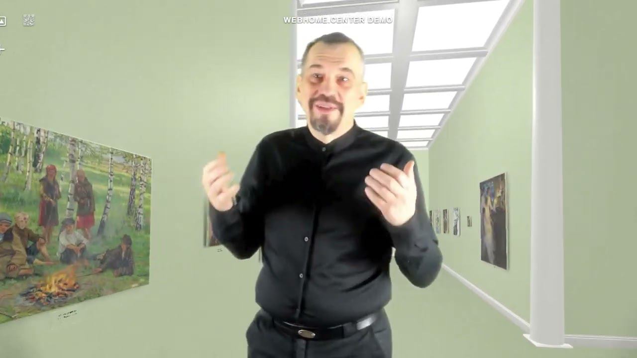 Сервис для виртуального трехмерного музея в онлайн.