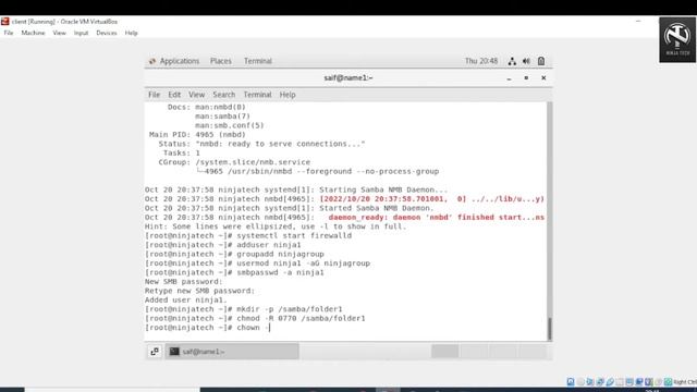 How To Install And  Configure  SAMBA Server In Linux Centos 7