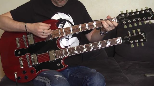 Guns N' Roses - Wild Horses & Patience Tokyo 1992 (guitar cover) with Gibson EDS 1275 смотреть онлайн