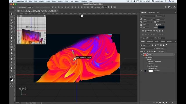How to Create Easy Abstract Colorful 3D Background in Photoshop | Tutorial смотреть онлайн