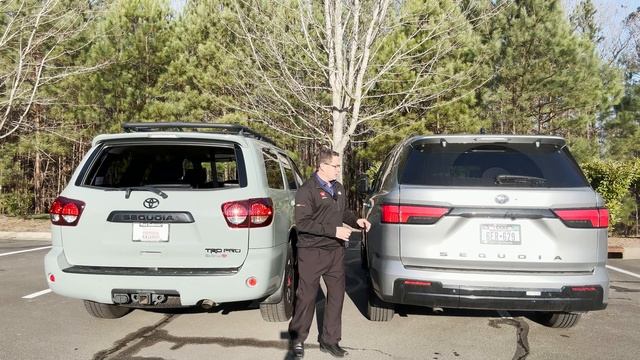 Battle: 2023 Toyota Sequoia vs Previous Generation! смотреть онлайн