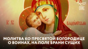МОЛИТВА КО ПРЕСВЯТОЙ БОГОРОДИЦЕ О ВОИНАХ, НА ПОЛЕ БРАНИ СУЩИХ