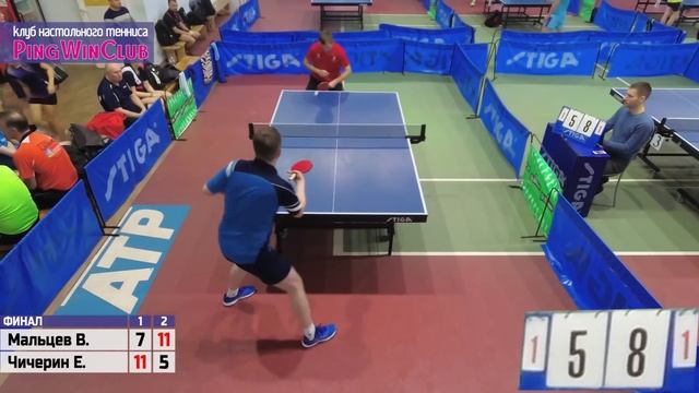 27.11.18 ? Мальцев В. - Чичерин Е. | "PingWinClub" ФИНАЛ | настольный теннис Екатеринбург смотреть онлайн