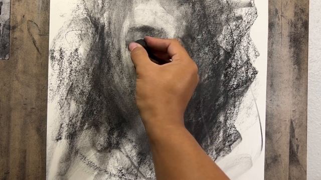 CHAOS TO BEAUTY CHARCOAL DRAWING смотреть онлайн
