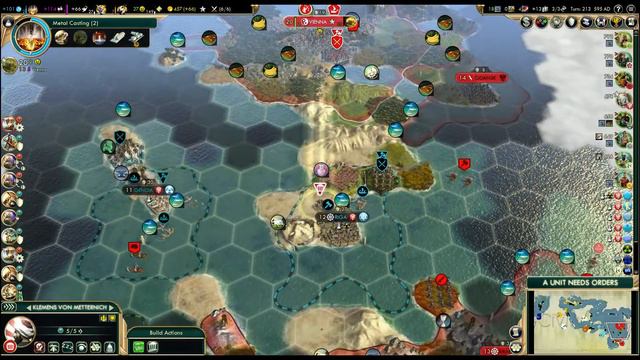 Let's Play Civilization 5 Vox Populi - Austria One-city challenge p.5 (deity, epic) смотреть онлайн