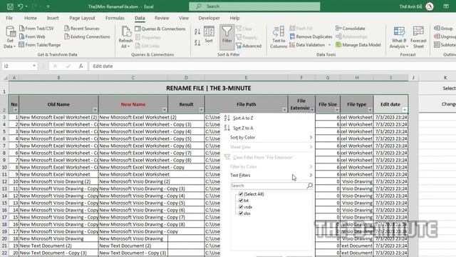 How to Quickly Rename Files in a Selected Folder using Excel VBA | Excel Tips | The 3 Minute смотреть онлайн