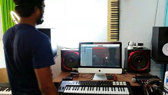 YAMAHA HS8 POWER STUDIO MONITORS UNBOXING ANS STUDIO SETUP || KOMERA KIRAN KUMAR || смотреть онлайн