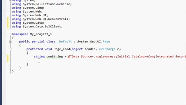 Connection between ASP.NET ( WeB Application) and SQL смотреть онлайн