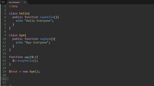 PHP OOP Type Hinting Tutorial in Hindi / Urdu смотреть онлайн