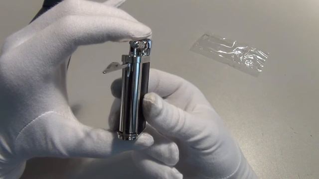 Зажигалка для трубки Pearl Black Croco с темпером смотреть онлайн