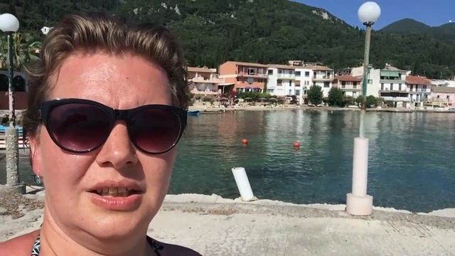 Греция , Корфу , Беницес 2016 / Greece , Corfu , Benitses 2016 Отель Galini studios/apts смотреть онлайн