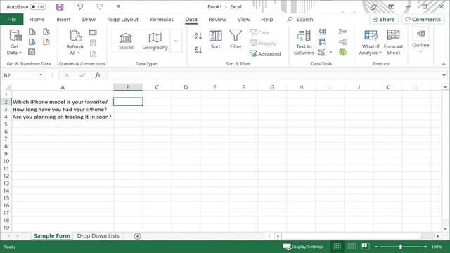 How to Create a Drop Down List in Excel смотреть онлайн