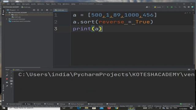 28c. Python || List || Sort || Part 3 смотреть онлайн