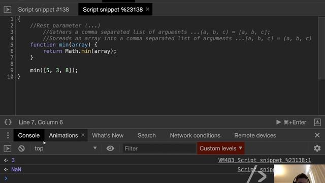 JS workshop - Rest parameter - 26-03-20 смотреть онлайн