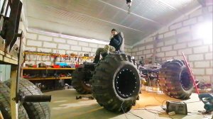 Вездеход на уазовской раме.Основание кузова.