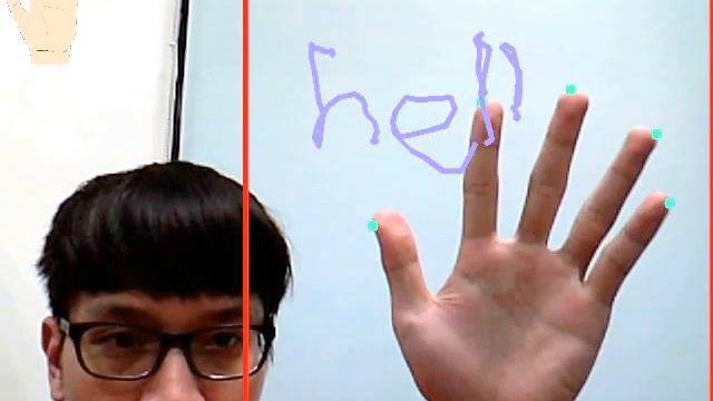 Finger Drawing (Gesture Recognition) using OpenCV смотреть онлайн