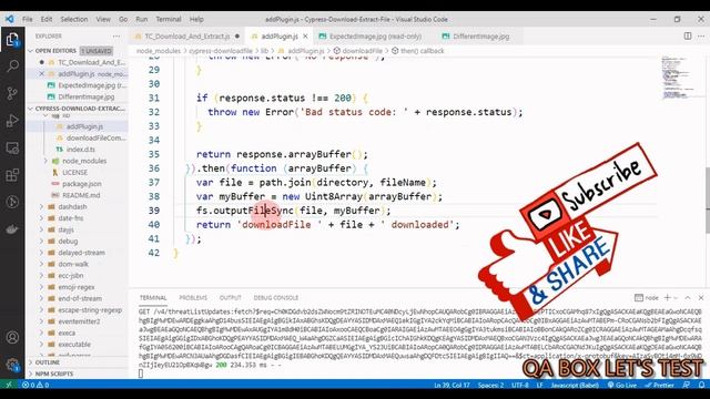 Part 36 - Cypress - Download and Validate Downloaded File(Image/Word/PDF) смотреть онлайн