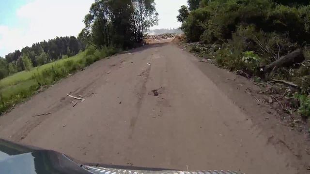 Дорога из д.Фабрика до свалки в Максатихе смотреть онлайн