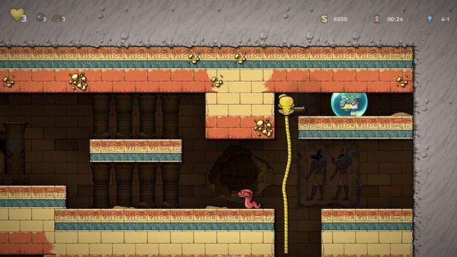 Spelunky 2 Bubble Gun Mod смотреть онлайн