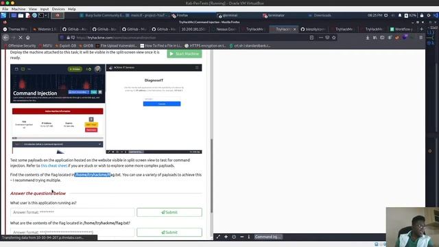 Command Injection TryHackMe смотреть онлайн