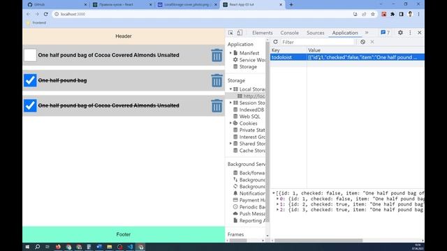 Учим React LocalStorage / #3 – React JS для начинающих смотреть онлайн