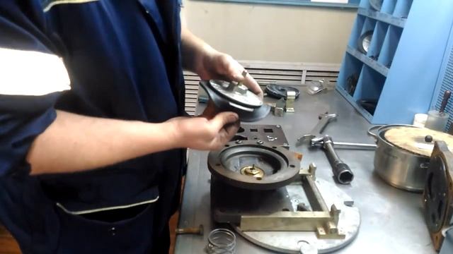 Испытание тормоза вагона с неисправной диафрагмой 270.716-2.mp4