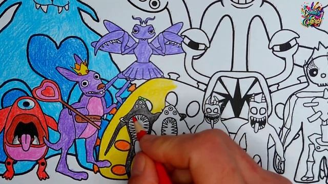 GARTEN OF BANBAN | PAGINA PARA COLOREAR | TODOS LOS NUEVOS MONSTRUOS [ NCS MUSIC ] смотреть онлайн