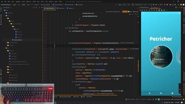 Asmr Programming | Android MusicPlayer App Coding JetpackCompose/Kotlin смотреть онлайн