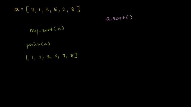 Exercise - Write a Sorting Function смотреть онлайн