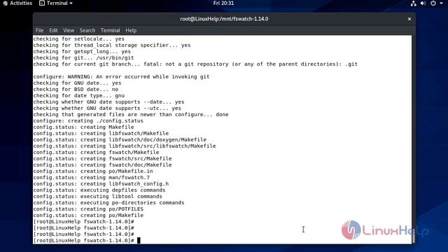 How to Install and Use fswatch on centos-8 смотреть онлайн